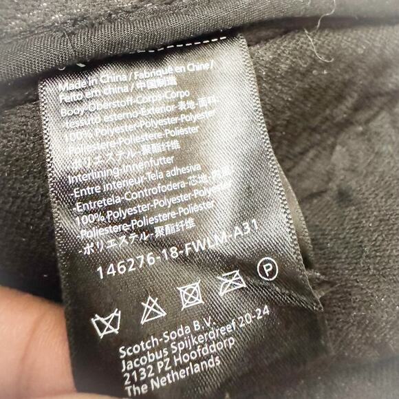 Scotch & Soda Souvenir des Alpes Tweed Plaid Woven Button Jacket Size Small - Picture 4 of 6